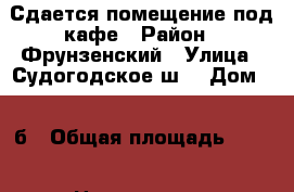 Сдается помещение под кафе › Район ­ Фрунзенский › Улица ­ Судогодское ш. › Дом ­ 17б › Общая площадь ­ 450 › Цена ­ 45 000 - Владимирская обл., Владимир г. Недвижимость » Помещения аренда   